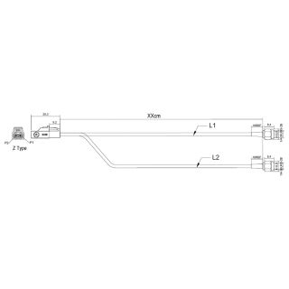 HS-2port-MiniFakraZF(RA) To SMAM With DS302 Cable XXcm (6G)_web03